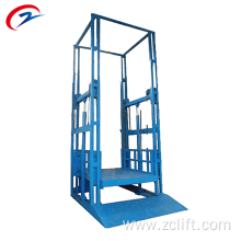 Hydraulic Guide Rail Cargo Elevator Lift